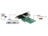 Delock 89555 Pci Express X1 Card To 2 X Serial Rs-232