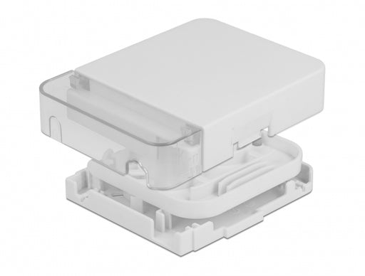 Delock 86844 Optical Fiber Connection Box For Wall Mounting