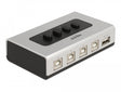 Delock 87763 Switch Usb 2.0 With 4 X Type-B Female To 1 X Type-A Female