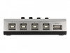 Delock 87763 Switch Usb 2.0 With 4 X Type-B Female To 1 X Type-A Female