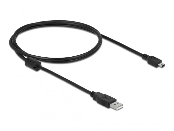 Delock 82273 Usb 2.0 Cable Type-A Male To Usb 2.0 Mini-B Male 1 M Black