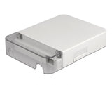 Delock 86844 Optical Fiber Connection Box For Wall Mounting