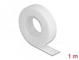 Delock 18375 Hook-And-Loop Tape On Roll L 1 M X W 13 Mm White