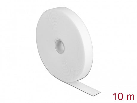 Delock 18382 Hook-And-Loop Tape On Roll L 10 M X W 20 Mm White