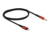 Delock 86586 Audio Cable 8 Pin Lightning™ Male To Stereo Jack Male 3.5 Mm 3 Pin