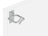 Delock 66513 Cable Bracket 40 X 40 Mm With Mounting Plate Metal