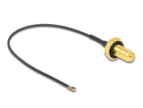 Delock 12655 Antenna Cable Rp-Sma Jack Bulkhead To I-Pex Inc., Mhf® 4L Lk Plug