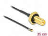 Delock 12659 Antenna Cable Rp-Sma Jack Bulkhead To I-Pex Inc., Mhf® 4L Lk Plug