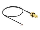 Delock 12659 Antenna Cable Rp-Sma Jack Bulkhead To I-Pex Inc., Mhf® 4L Lk Plug