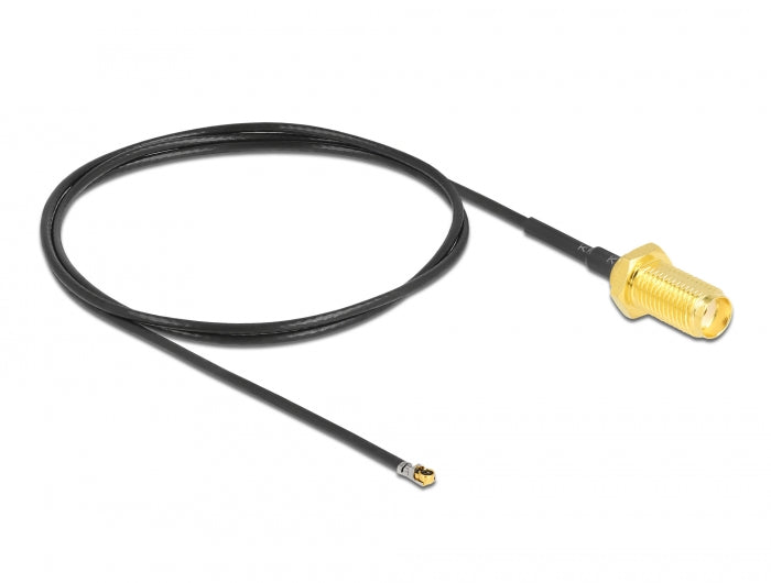 Delock 12666 Antenna Cable Sma Jack Bulkhead To I-Pex Inc., Mhf® 4L Lk Plug