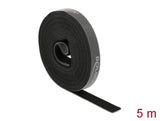 Delock 18384 Hook-And-Loop Tape On Roll L 5 M X W 15 Mm Black