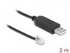 Delock 66734 Adapter Cable Usb Type-A To Serial Rs-232 Rj9/Rj10