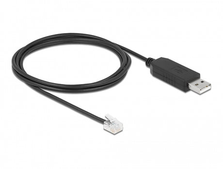 Delock 66735 Adapter Cable Usb Type-A To Serial Rs-232 Rj12