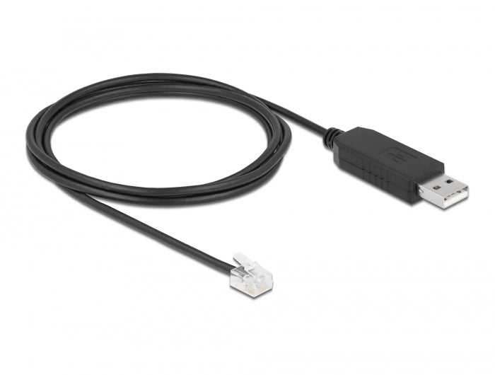 Delock 66736 Adapter Cable Usb Type-A To Serial Rs-232 Rj12