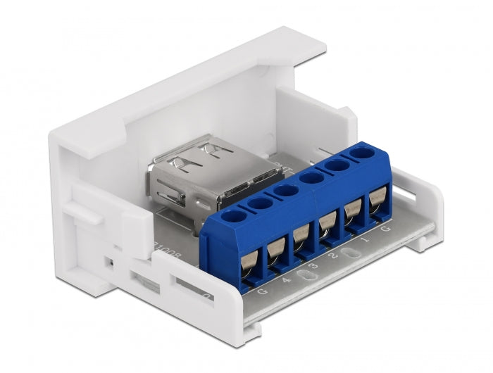 Delock 81343 Easy 45 Module Usb 2.0 Type-A Female To Terminal Block