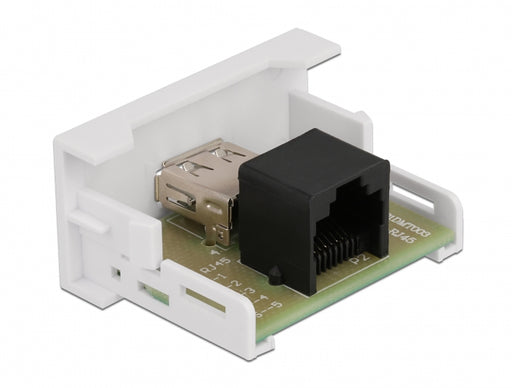 Delock 81344 Easy 45 Module Usb 2.0 Type-A Female To Rj45 Female Port