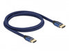 Delock 85446 Ultra High Speed Hdmi Cable 48 Gbps 8K 60 Hz Blue 1 M Certified