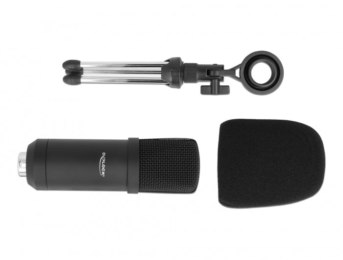 Delock 66640 Professional Computer Podcasting Microphone With Xlr Connector