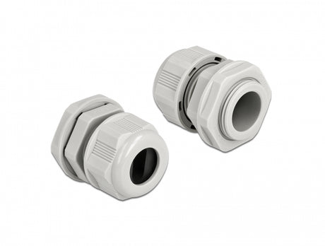 Delock 60386 Cable Gland Pg16 For Flat Cable Grey 2 Pieces