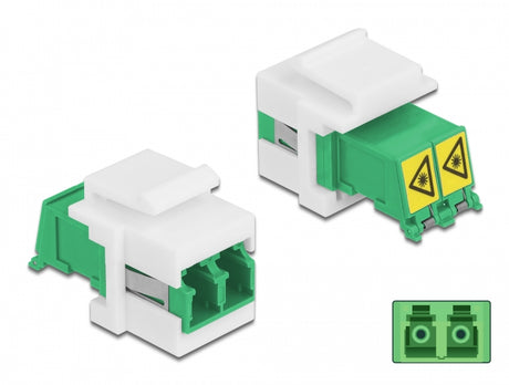 Delock 86833 Keystone Module Lc Duplex Female To Lc Duplex Female