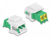 Delock 86833 Keystone Module Lc Duplex Female To Lc Duplex Female