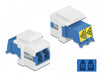 Delock 86834 Keystone Module Lc Duplex Female To Lc Duplex Female