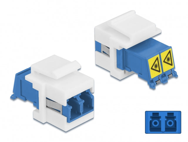 Delock 86834 Keystone Module Lc Duplex Female To Lc Duplex Female