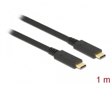 Delock 85531 Usb 3.1 Gen 2 (10 Gbps) Cable Type-C To Type-C 1 M Pd 5 A E-Marker