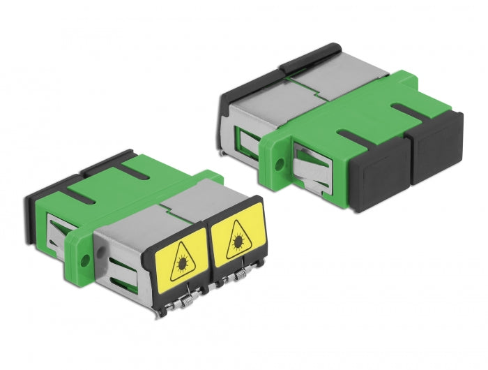 Delock 86892 Optical Fiber Coupler With Laser Protection Flip Sc Duplex Female