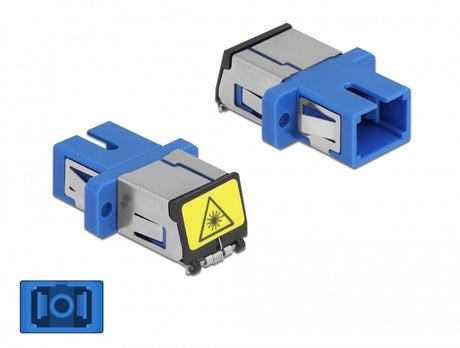 Delock 86888 Optical Fiber Coupler With Laser Protection Flip Sc Simplex Female