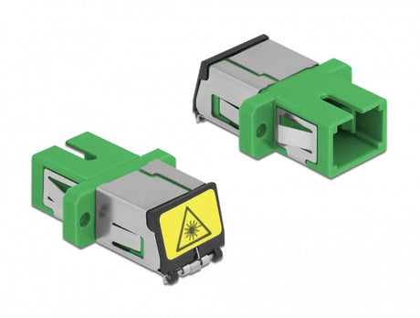 Delock 86887 Optical Fiber Coupler With Laser Protection Flip Sc Simplex Female