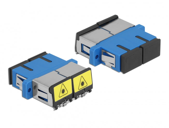 Delock 86893 Optical Fiber Coupler With Laser Protection Flip Sc Duplex Female