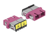 Delock 86896 Optical Fiber Coupler With Laser Protection Flip Sc Duplex Female