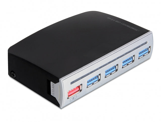 Delock 61898 4 Port Usb 3.0 Hub, 1 Port Usb Power Internal / External