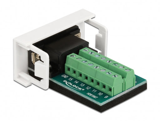 Delock 81347 Easy 45 Module Vga Male To Terminal Block 22.5 X 45 Mm