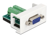 Delock 81346 Easy 45 Module Vga Female To Terminal Block 22.5 X 45 Mm