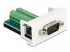 Delock 81347 Easy 45 Module Vga Male To Terminal Block 22.5 X 45 Mm