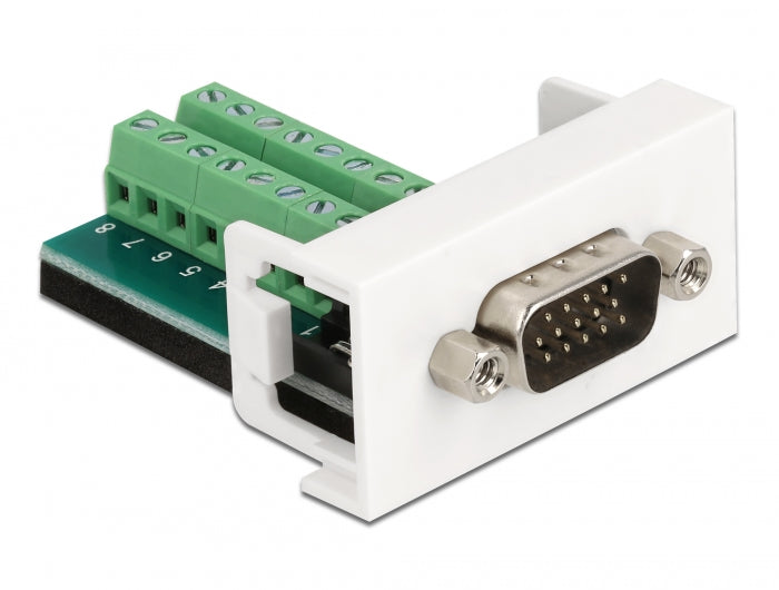 Delock 81347 Easy 45 Module Vga Male To Terminal Block 22.5 X 45 Mm