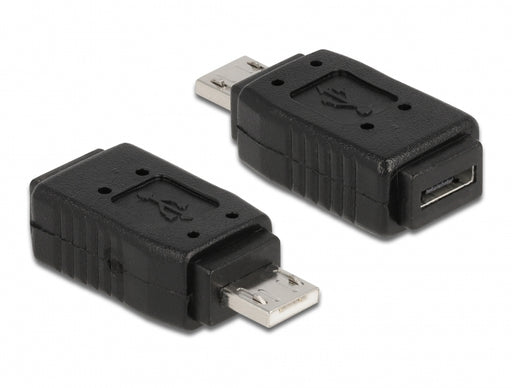 Delock 65032 Adapter Usb Micro-A+B Female To Usb Micro A Male