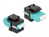 Delock 86720 Keystone Module Lc Duplex Female To Lc Duplex Female Aqua / Black