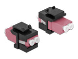 Delock 86721 Keystone Module Lc Duplex Female To Lc Duplex Female