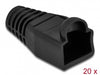 Delock 86722 Strain Relief For Rj45 Plug Black 20 Pieces