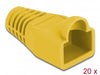 Delock 86723 Strain Relief For Rj45 Plug Yellow 20 Pieces