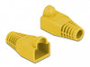 Delock 86723 Strain Relief For Rj45 Plug Yellow 20 Pieces