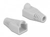 Delock 86727 Strain Relief For Rj45 Plug Grey 20 Pieces