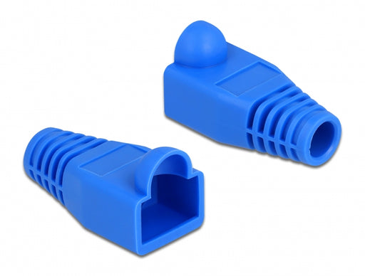 Delock 86728 Strain Relief For Rj45 Plug Blue 20 Pieces