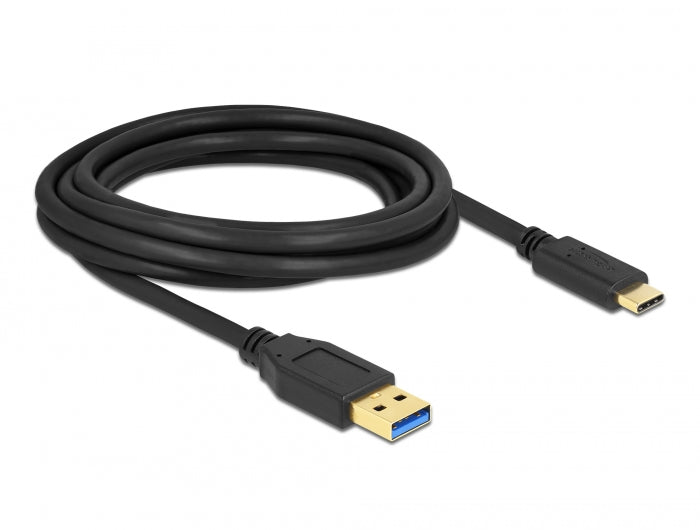 Delock 84006 Superspeed Usb (Usb 3.2 Gen 2) Cable Type-A To Usb Type-C™ 3 M