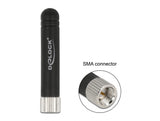 Delock 12713 Lpwan 868 Mhz Antenna Sma Plug 1.6 Dbi Omnidirectional Fixed Black