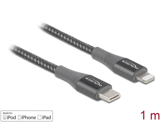 Delock 86631 Data And Charging Cable Usb Type-C™ To Lightning™