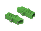 Delock 86944 Optic Fiber Coupler E2000 Simplex Female To Simplex Female